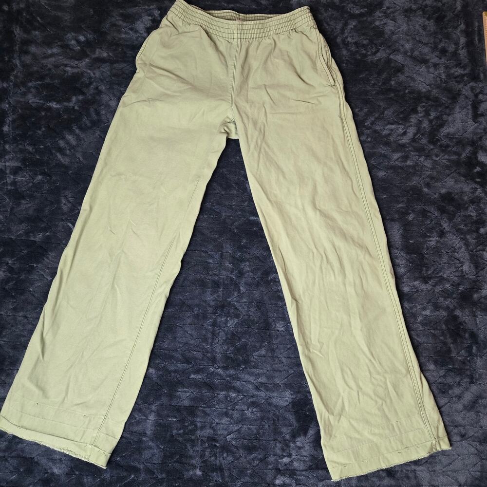 TNA by Aritzia Sage Green Casual Trousers Elastic Waistband Women's - Size S
